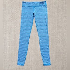 IVIVVA by  Lululemon Girls Blue Gray Digi Weave Rhythmic Full Length Leggings